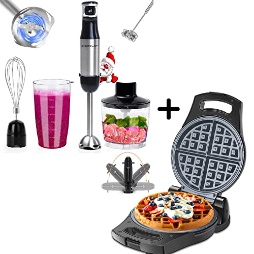 Aigostar waffle maker & 5 in 1 hand blender