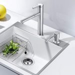 Streamline Your Kitchen Cleanup with the Built-In Sink Soap Dispenser - Brushed Nickel Elegance - Image 5