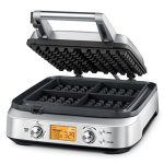 Breville Smart 4-Slice Waffle Maker, Silver - Image 2