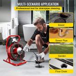 Mophorn 75Ft x 3/8Inch Drain Cleaner Machine - Image 2