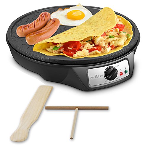 Adjustable Electric Griddle Crepe Maker