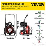Open Drain Cleaning Machine 1700 r/min - Image 7