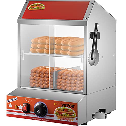 Hot Dog Steamer with Bun Warmer