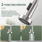 GOMYHOM Kitchen Faucet with Pull Down Sprayer - Image 5