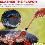 Alpha Grillers Cast Iron Pot & BBQ Brushes for Sauce - Image 3