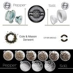COLE & MASON Derwent Salt and Pepper Grinder Set - Image 4