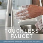One-Handle High Arc Spring Kitchen Faucet, Matte Black - Image 3