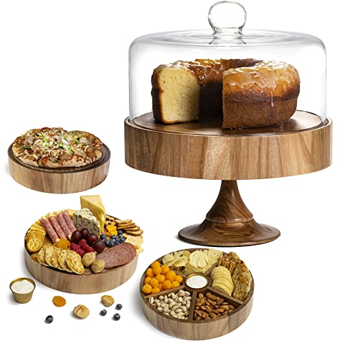 6 in1 Multifunctional Wooden Cake Stand