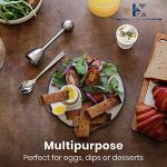 Set of 4 Ceramic Egg Holders + 4 SS Spoons - Image 5