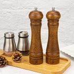 XQXQ Wood Salt and Pepper Mill Set - Image 4