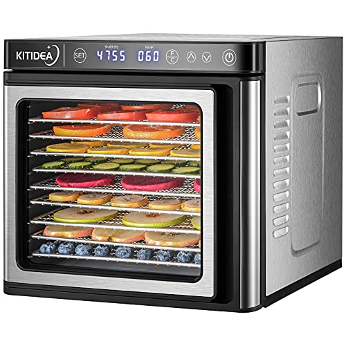 9 Stainless Steel Trays Dehydrator for Food and Jerky