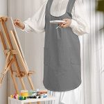 Japanese Style Apron for Women with Pockets - Image 3