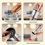 Tomeem Tall Salt and Pepper Grinder Set - Image 4