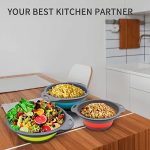 POJORY Silicone Collapsible Strainer for Draining Pasta - Image 6