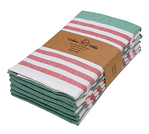 Urban Villa Kitchen Towels, Horizontal stripes