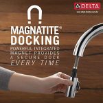 Delta Faucet Lenta Gold Kitchen Faucet Touch - Image 6