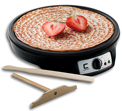 Pancakes, Eggs, Bacon Electric Crepe Maker Griddle
