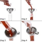 Aozita 18/8 Stainless Steel Spice Funnel with Handle - Image 8