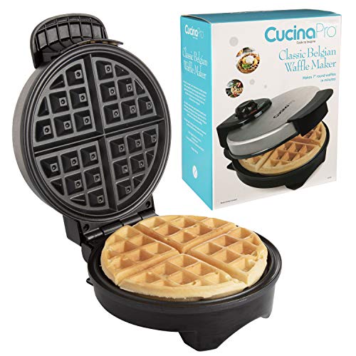 Belgian Waffle Maker- Non-Stick 7" Waffler Iron
