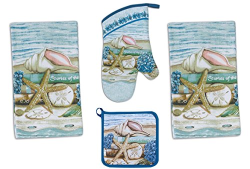 4 Piece Stories of the Sea Kitchen Set