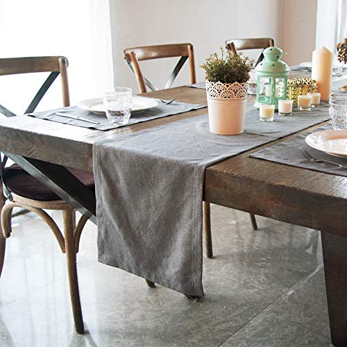 Linen Texture Washable Non-Wrinkle Non-Slip