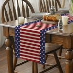 Artoid Mode Watercolor Strips and Stars Table Runner - Image 4