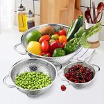 E-far Micro-Perforated Metal Colander Strainer - Image 6
