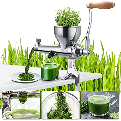 Manual wheat juice and other vegetable juicer
