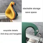 4 Pack Kitchen Sink Drain Basket Swan Drain Rack - Image 6
