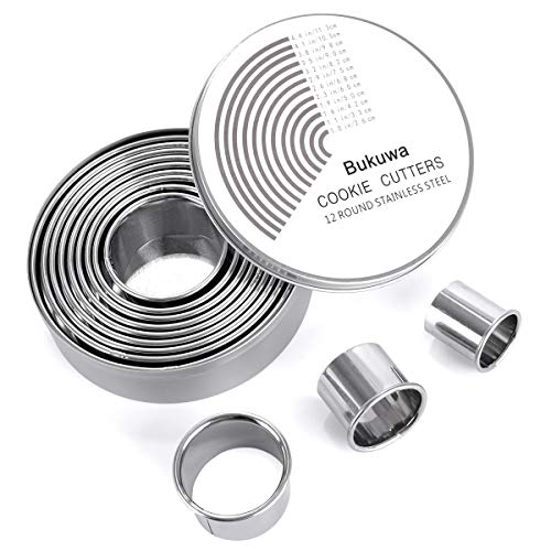 Round Cookie Biscuit Cutter Set