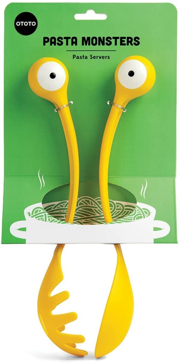 OTOTO Pasta Monsters and Salad Servers