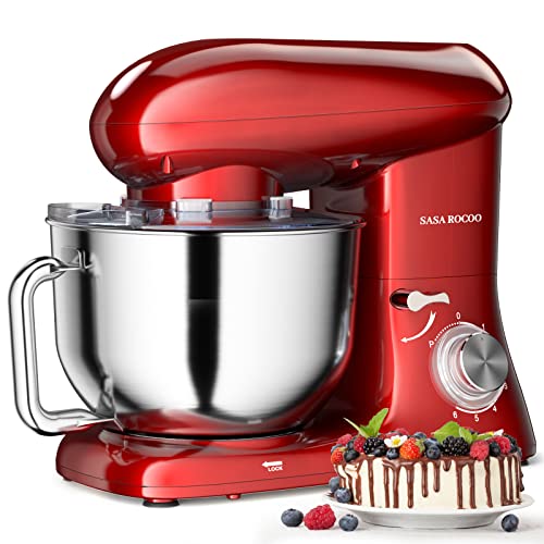 Bowl, Whisk, Dough Hook Stand Tilt-Head Food Mixer