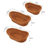 Poly-Wicker Woven Bread Baskets - Rustic Charm for Your Dining Experience - Image 2