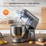 10.6 QT 800W Full Metal Body Tilt-Head Food Mixer - Image 4