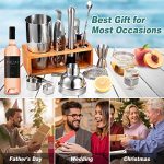 Cocktails with the 17pcs Cocktail Shaker Set – Professional Stainless Steel Bartender Equipment with Stand, Ideal Bar Gift Set for Mixing Expertise - Image 6