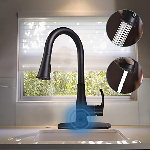 Kitchen Sink Faucet with Dual Function Pull Down Sprayer