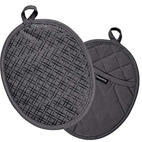 Heat Resistant up to 500F Pot Holders for Kitchen