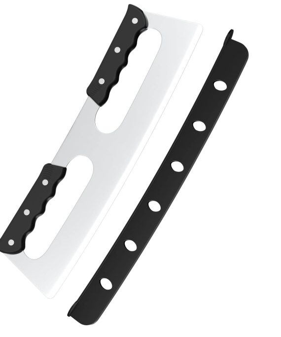Pizza Cutter Rocker Knife With Upgraded Handle