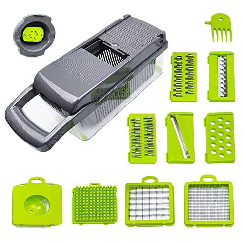 Vegetable Chopper: 10-in-1 Mandoline Slicer