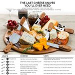 Premium Cheese Knife Set - Impress Your Guests with Our Full Stainless Steel Collection and 15 Festive Recipes - Image 5