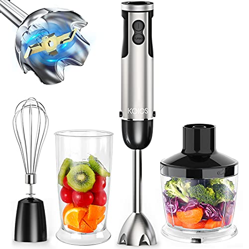 KOIOS Powerful 800W 4-in-1 Hand Immersion Blender 12 Speeds