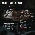 Heavy Duty Single Burner Outdoor Stove Propane Gas Cooker - Image 2