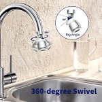Awelife 3-function Dual Sprayer Kitchen Faucet Aerator - Image 5