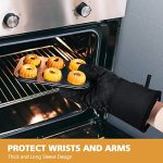 500℉ Heat Resistant Oven Gloves with Kitchen Towels - Image 6