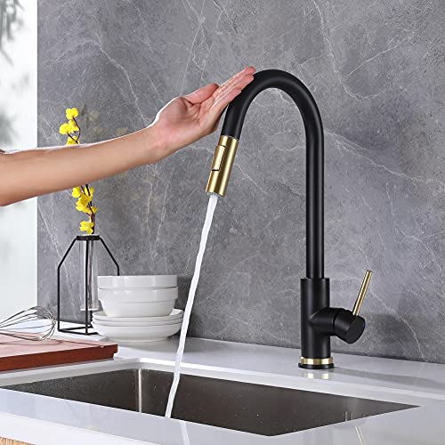 Modern Single Handle Touch On Kitchen Sink Faucet