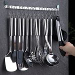 Kitchen Utensils Set with Utensil Holder Rack And Hooks - Image 6