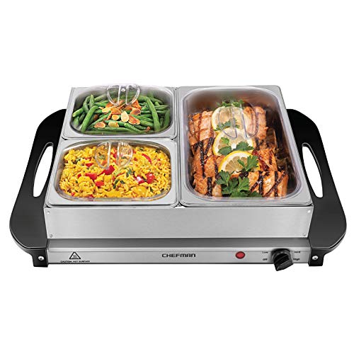 Chefman Electric Buffet Server + Warming Tray