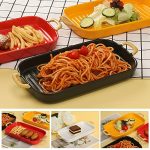 Oven Plates - Set of 4 Baking Trays for Kitchen Use - Image 8