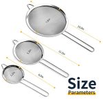 Premium Stainless Steel Fine Mesh Strainer Set - Image 4