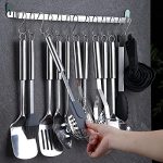Kitchen Utensils Set with Utensil Holder Rack And Hooks - Image 5